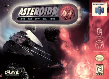 Asteroids Hyper 64 (USA) box cover front